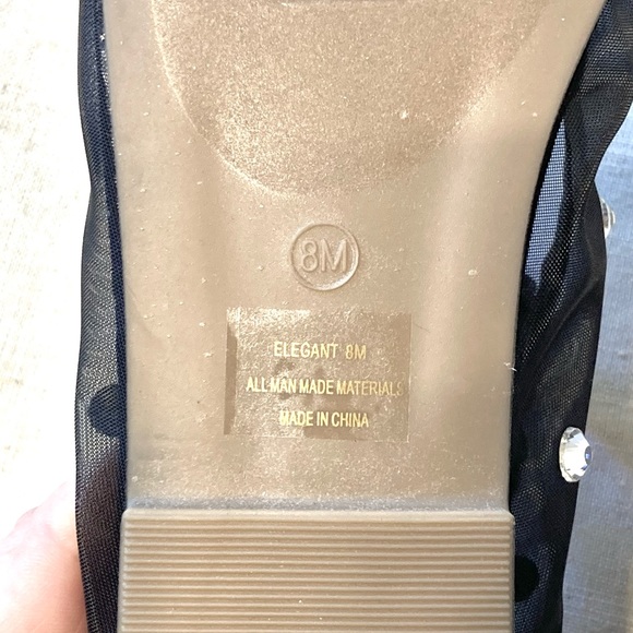 Cushionaire Elegant Mesh Rhinestone Ballet Flats - Picture 6 of 11